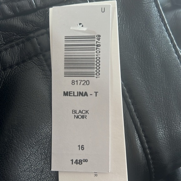 MELINA faux leather pant - Picture 2 of 2